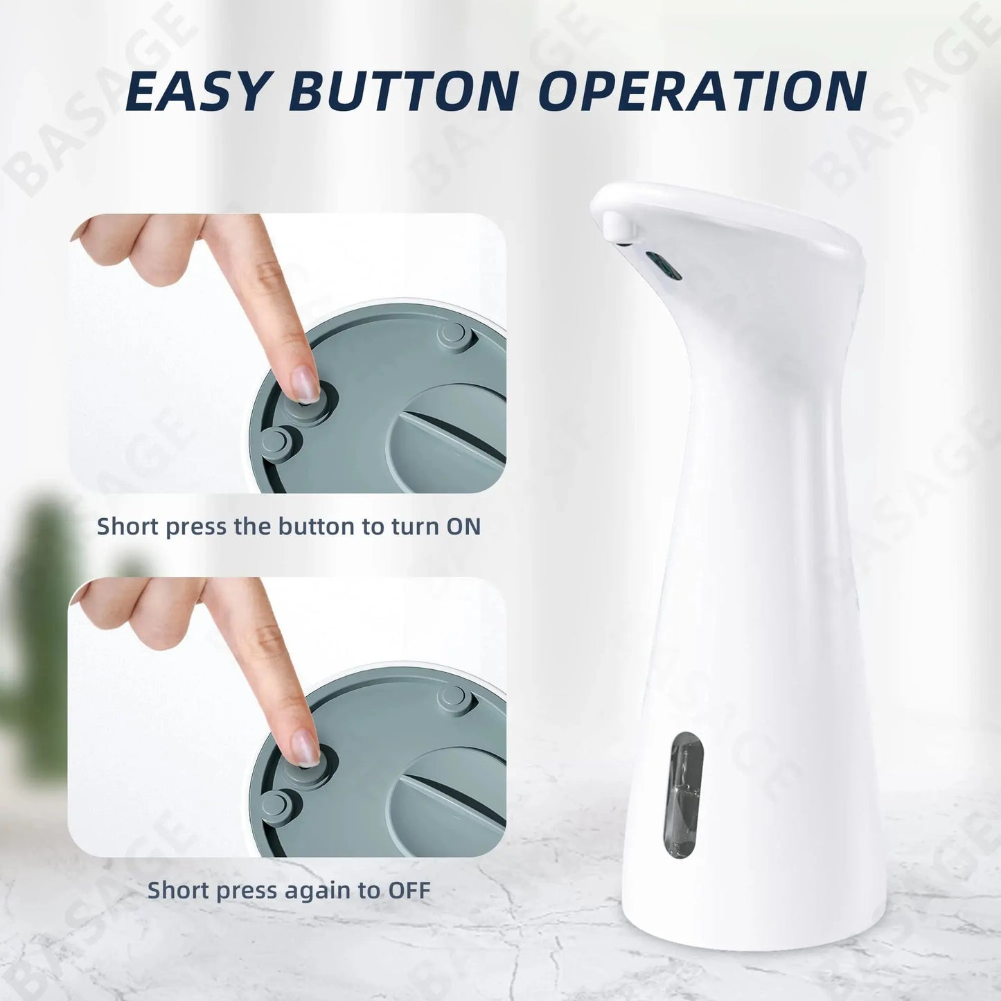 Automatic Touchless Soap Dispenser - Premium Waterproof ABS
