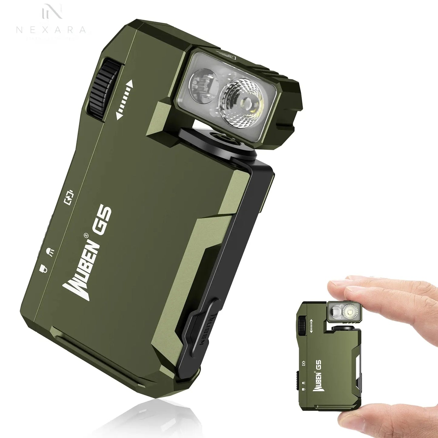 G5 Rechargeable EDC Flashlight - Compact 400 Lumens