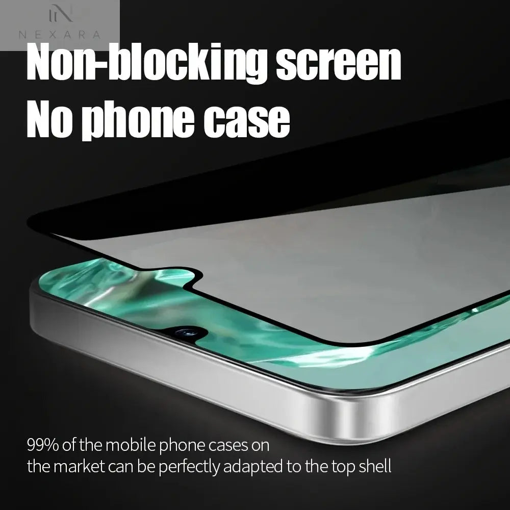 Premium Privacy Automatic Screen Protector for iPhone 14/15/16/17 Pro Max Plus and Air