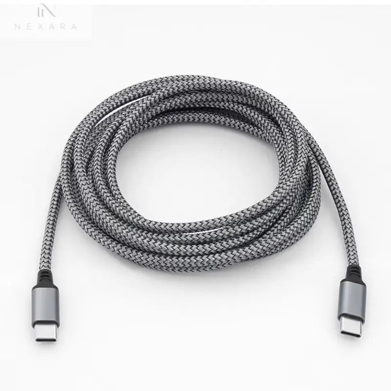 Type C to Type C 60W Fast Charging Cable - 1M, 2M, 3M, 5M, and 8M