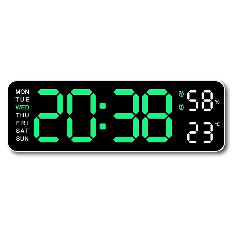 USB-Powered 9-Inch Digital Wall Clock