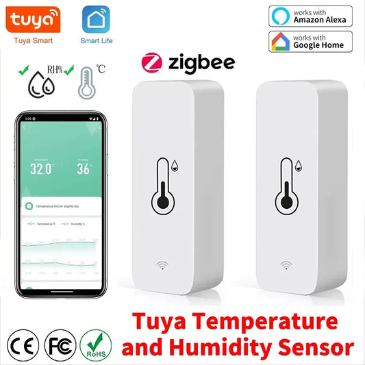 Tuya Zigbee Smart Temperature and Humidity Sensor