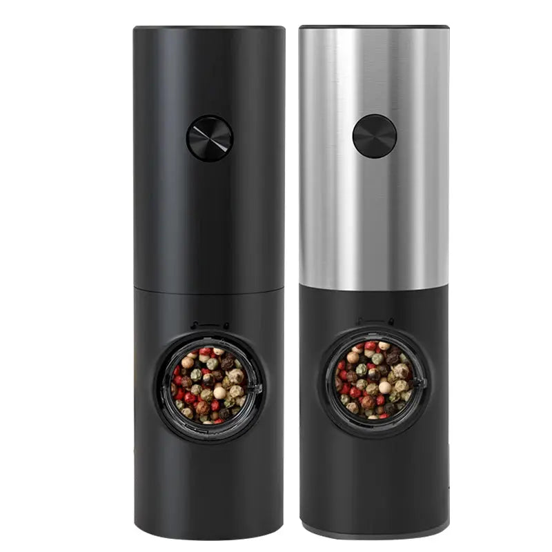 Electric Automatic Salt and Pepper Grinder Set with LED Light