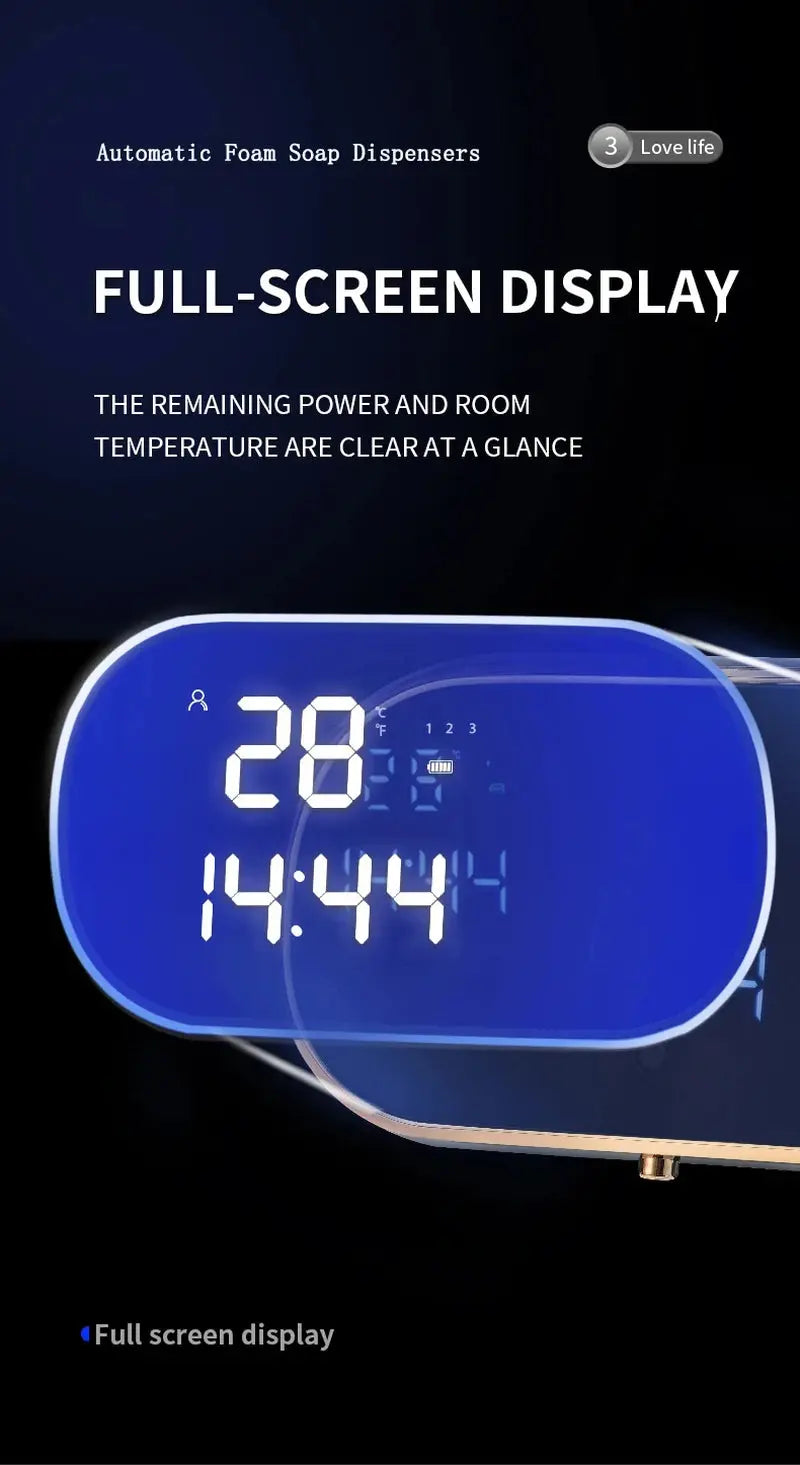 Automatic Touch-Free Foam Soap Dispenser 