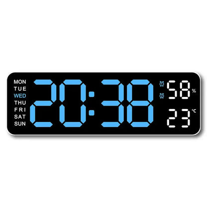 USB-Powered 9-Inch Digital Wall Clock 