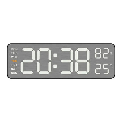 USB-Powered 9-Inch Digital Wall Clock 