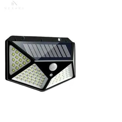 100 LED Solar-Powered Outdoor Wall Lights with Advanced PIR Motion Sensor 