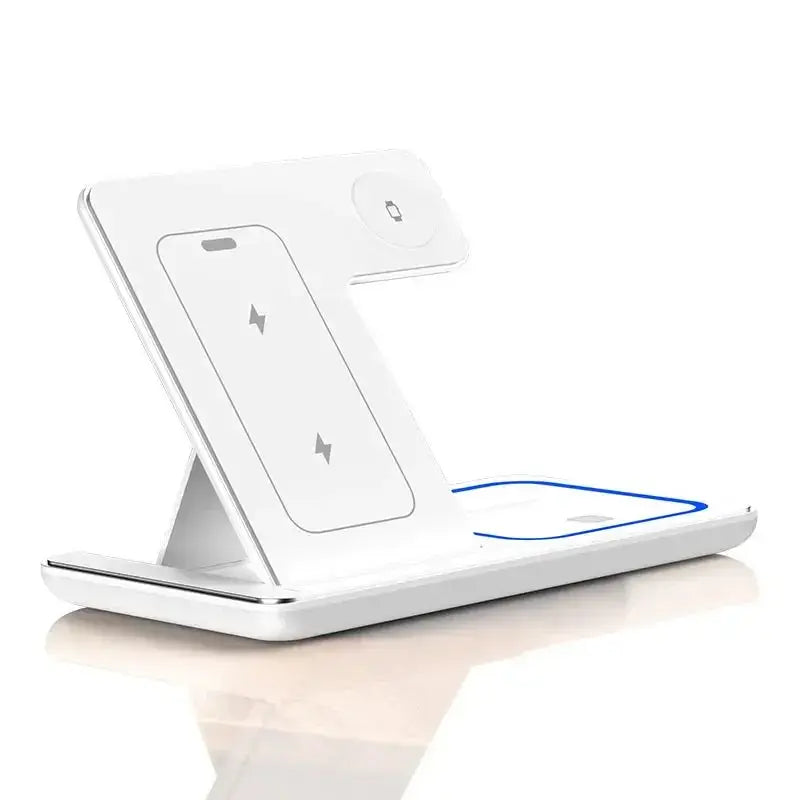 100W Foldable 3-in-1 Wireless Charging Station 