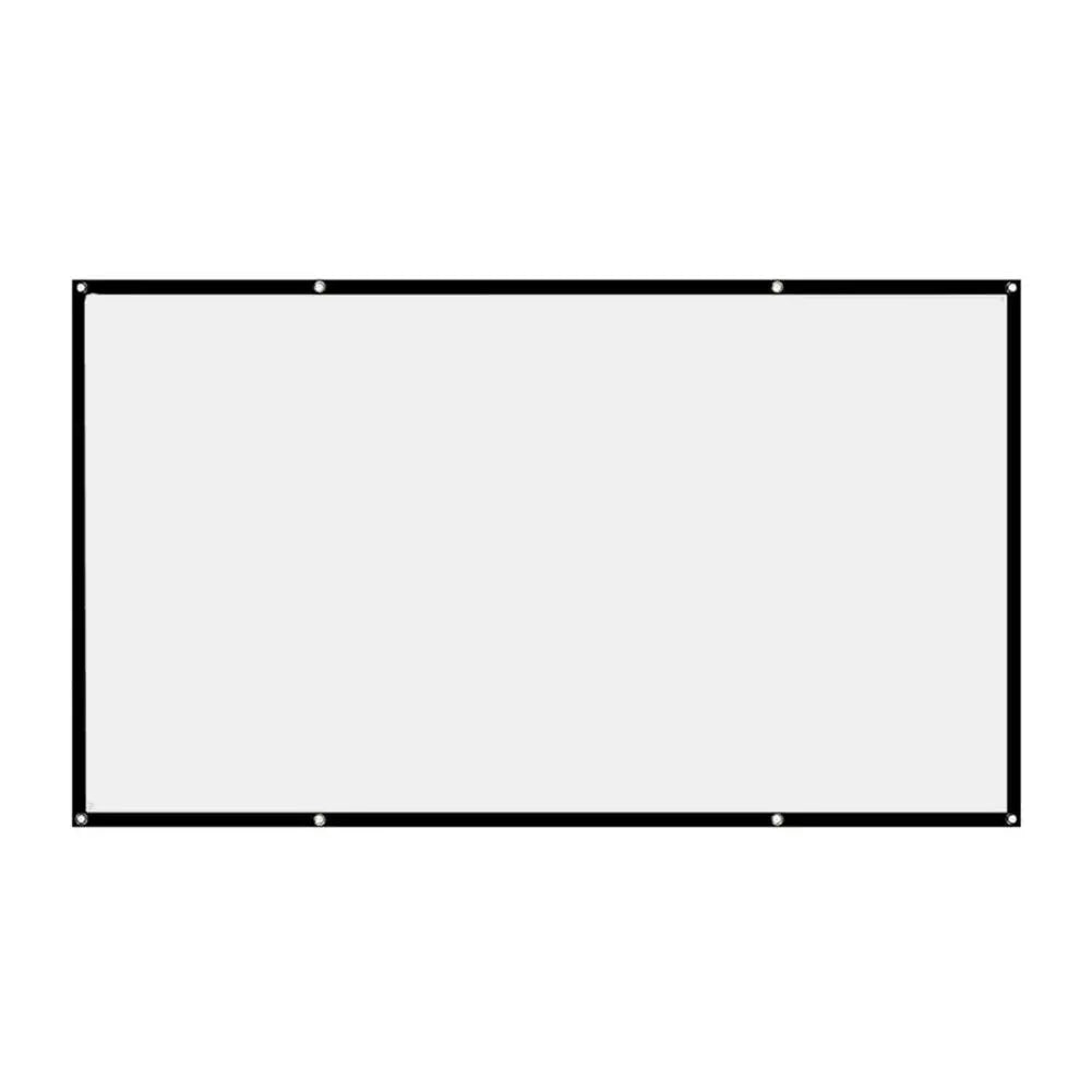 Premium 16:9 Portable HD Projector Screen - 60 to 150 Inches 