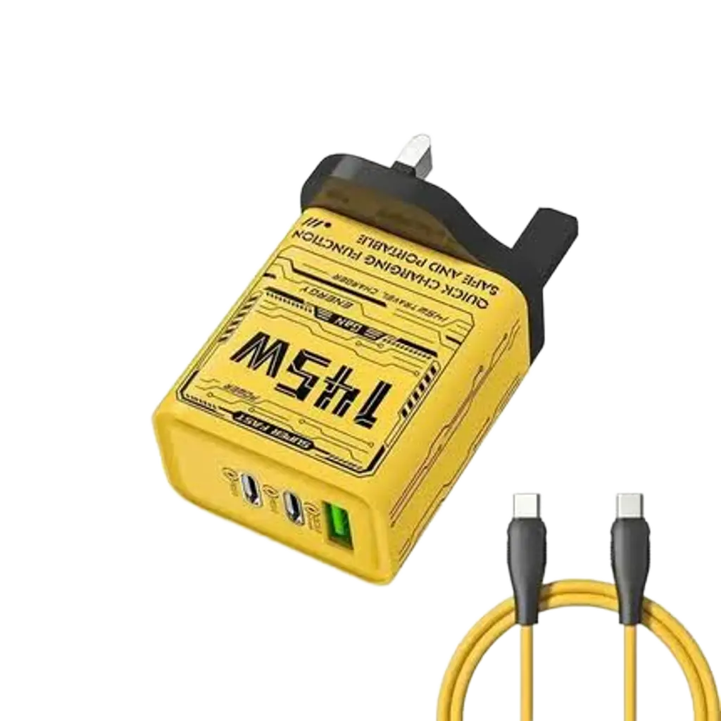 145W Triple Port Ultra-Fast Charging GaN Adapter 