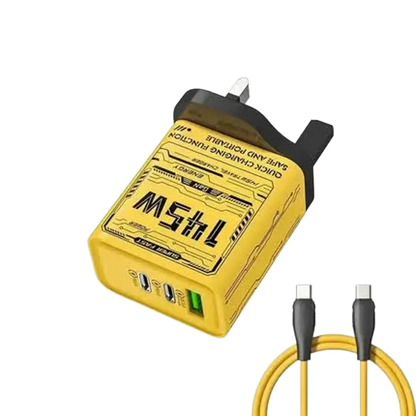 145W Triple Port Ultra-Fast Charging GaN Adapter 