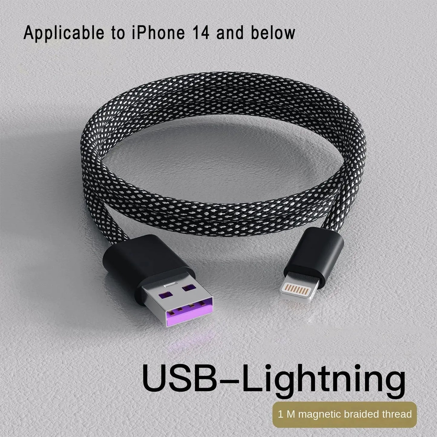 Premium 100W Magnetic USB-C Charging Cable 