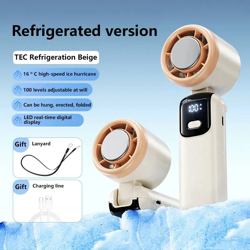 Turbo High-Speed Handheld Electric Fan 