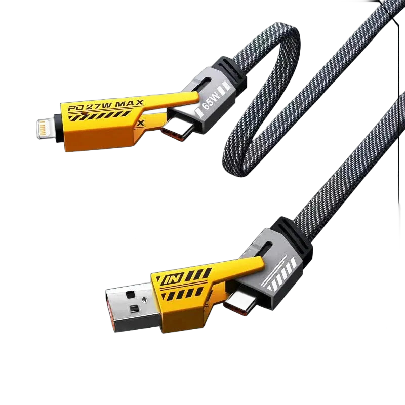 4-in-1 Mecha Fast Charging Data Cable 