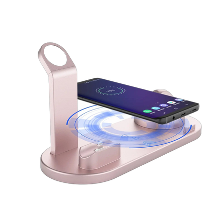 4-in-1 Wireless Charging Station for Apple Watch, iPhone, and AirPods Pro 