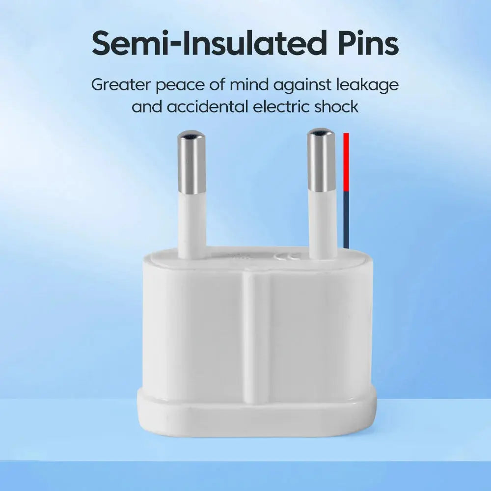 Universal Travel Power Plug Adapter US, EU, UK, and AU 