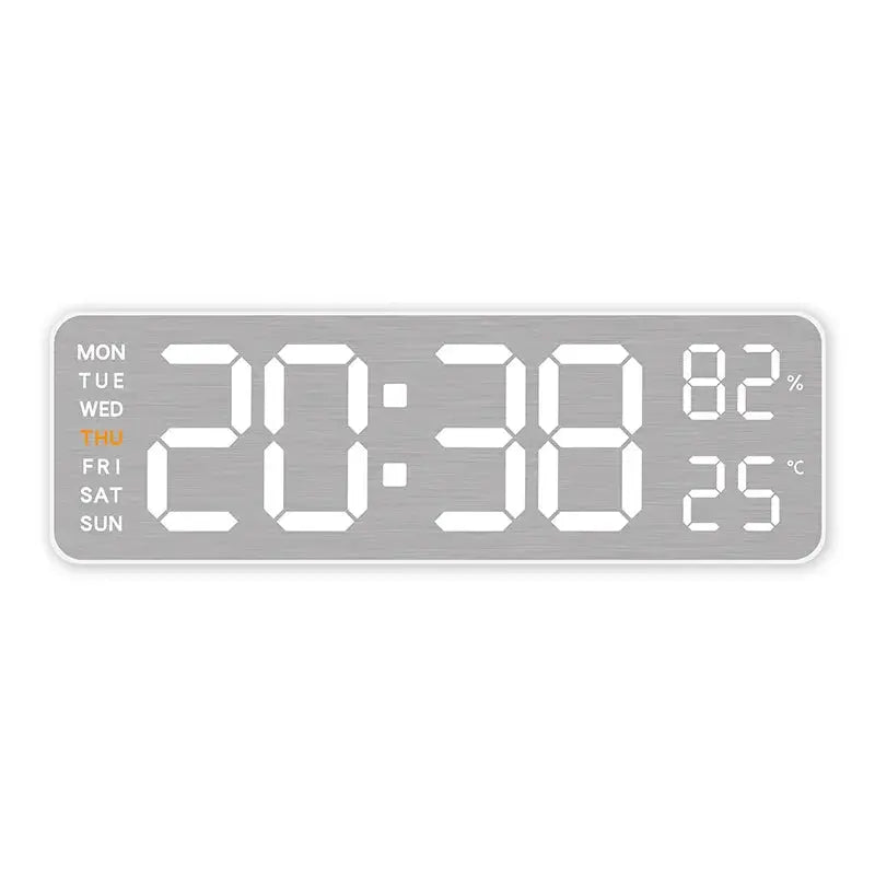 USB-Powered 9-Inch Digital Wall Clock 