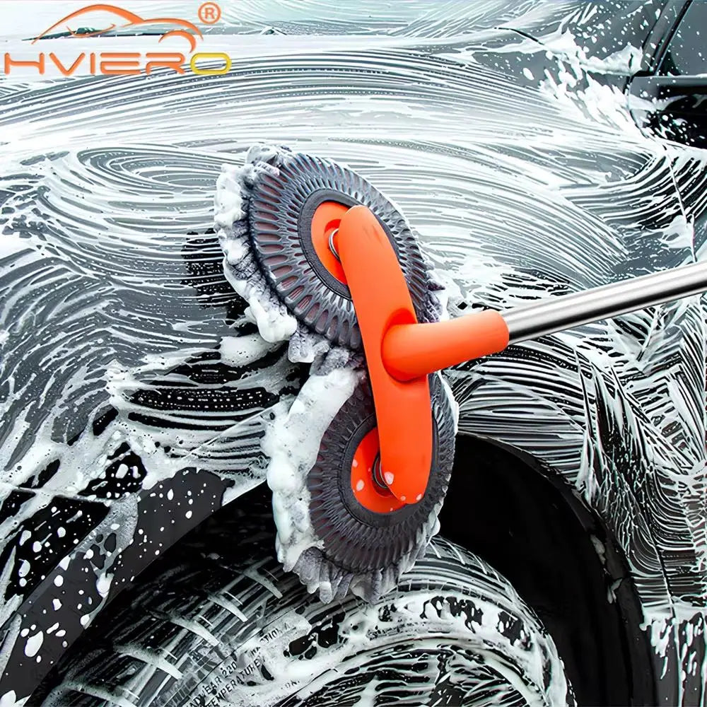 Multipurpose Car Cleaning Kit with Microfiber Brush, Mop, Sponge 