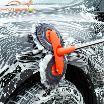 Multipurpose Car Cleaning Kit with Microfiber Brush, Mop, Sponge 