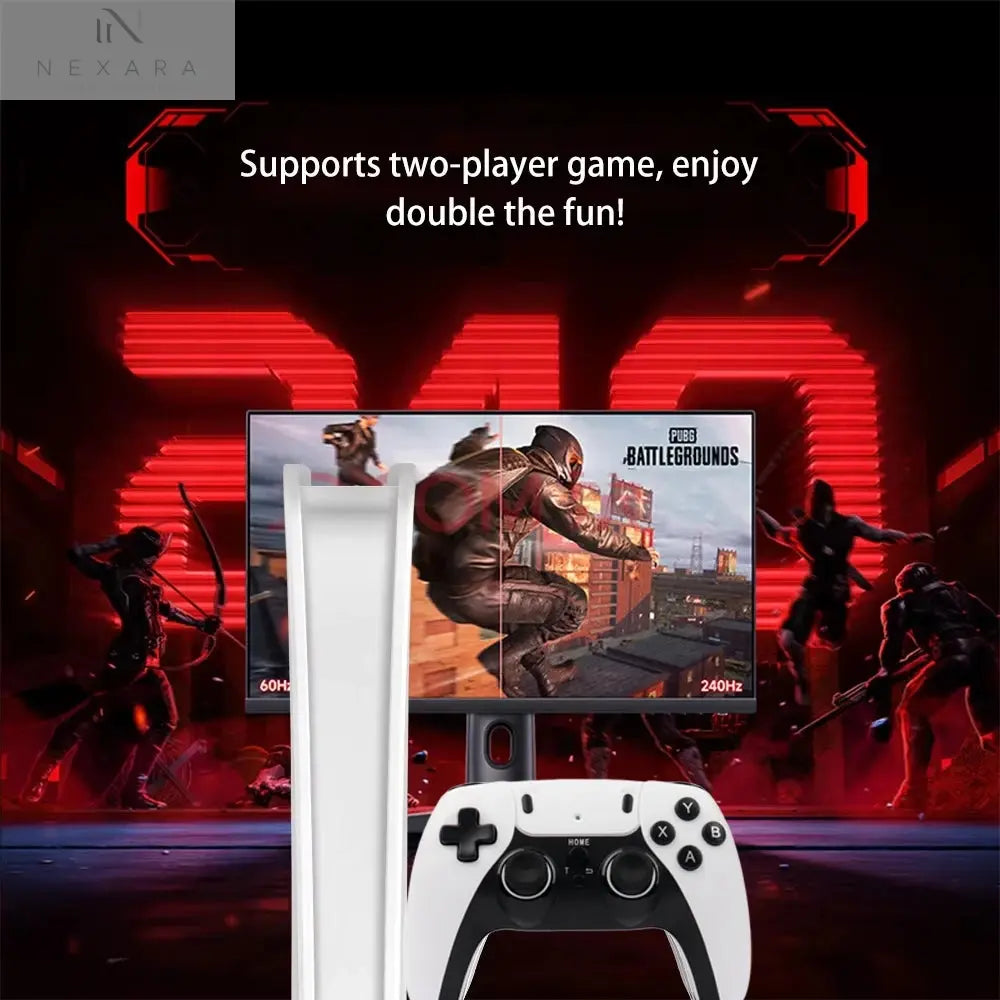 4K Pro Game Stick: 64GB Retro Gaming Console with 30,000 Classic Games & Dual Wireless Controllers 