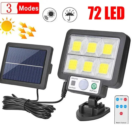 LED Solar Split Wall Lamp with Motion Sensor 