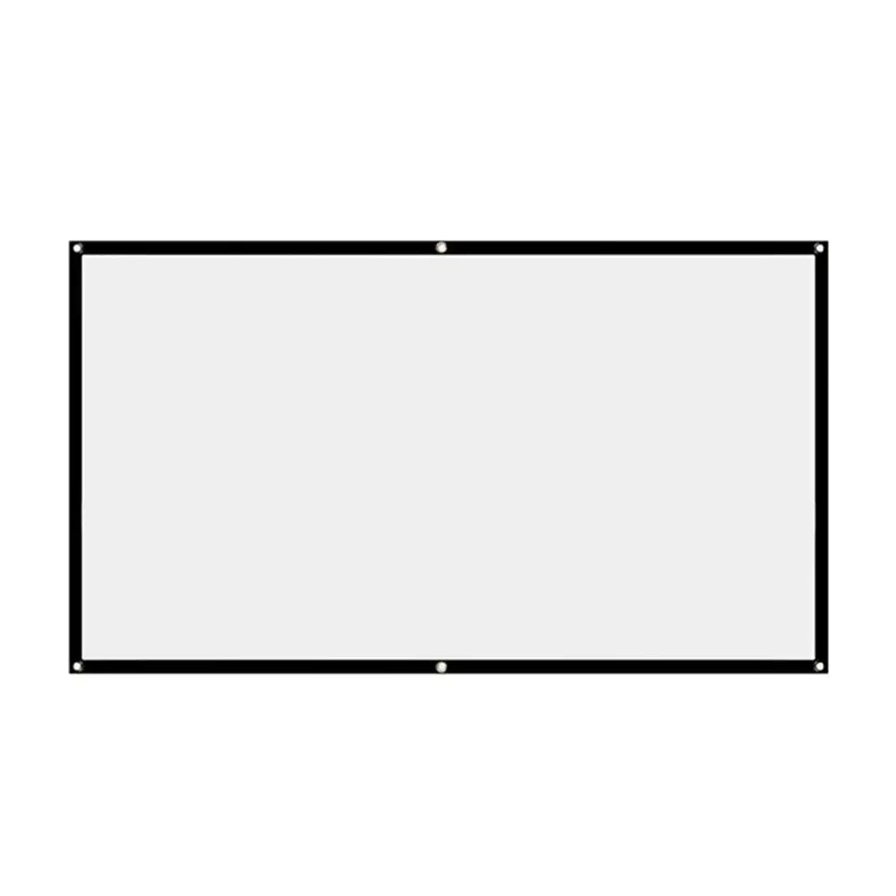 Premium 16:9 Portable HD Projector Screen - 60 to 150 Inches 