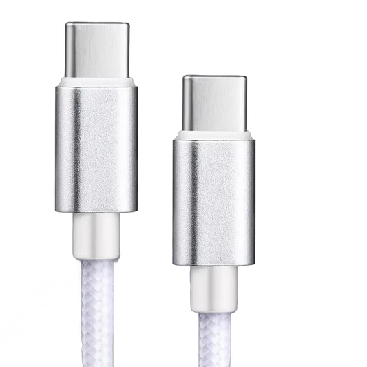66W 5A Nylon USB Type-C to Type-C Fast Charging Cable - 1M, 2M, and 3M 