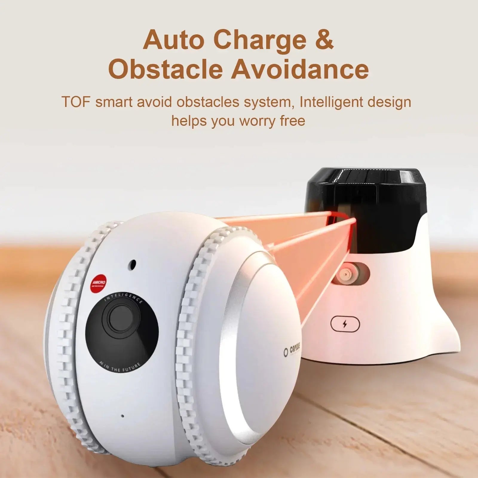 XBO R2 HD Pet Camera Companion Robot: Advanced AI Recognition Two-Way Communication 