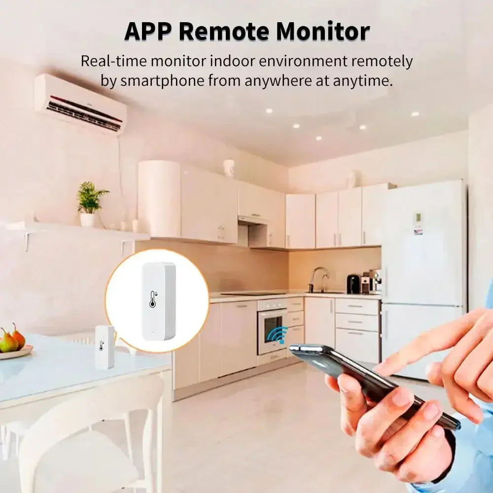 Tuya Zigbee Smart Temperature and Humidity Sensor 