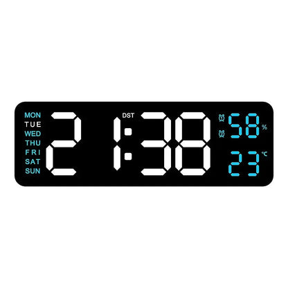 USB-Powered 9-Inch Digital Wall Clock 