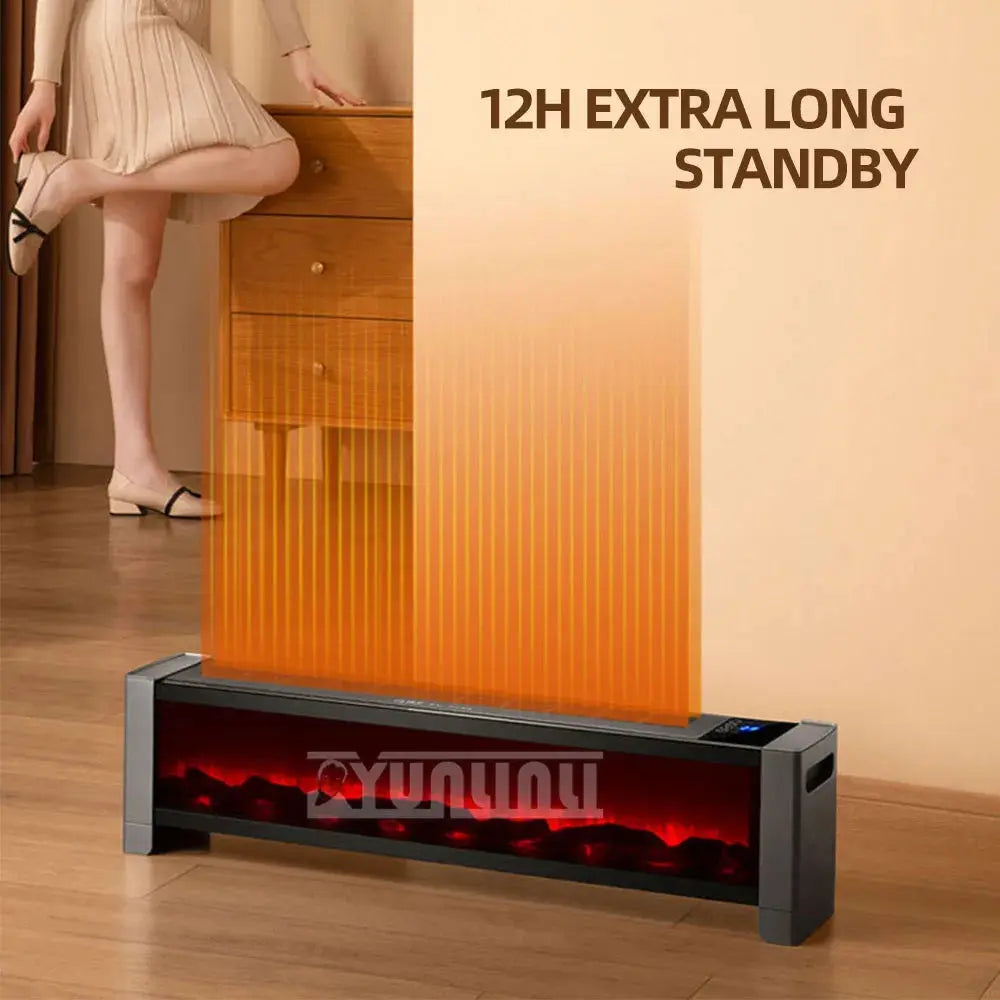 Indoor 3D Flame Electric Heater - Elegant Heating Solution 