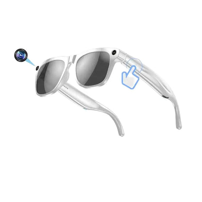 8K HD Smart Glasses: Advanced 100MP Camera, Bluetooth 