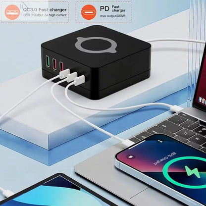 980W GaN Wireless Charging Station 