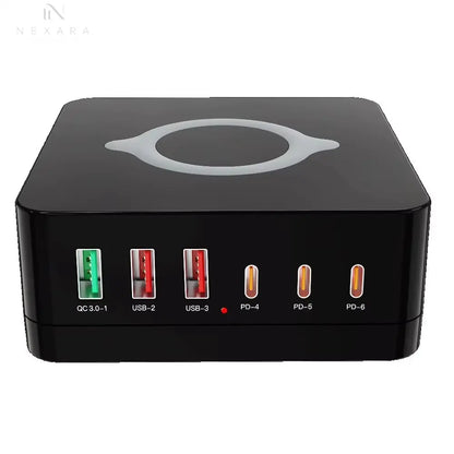 980W GaN Wireless Charging Station 