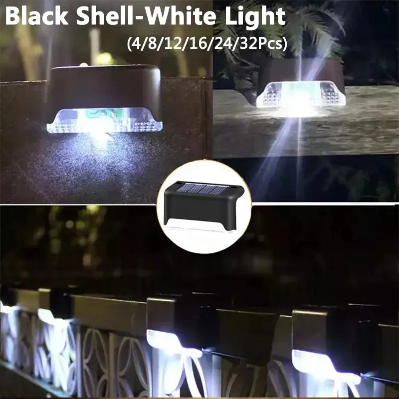 Outdoor Waterproof LED Solar Deck Lights - 4 to 32 Pack 