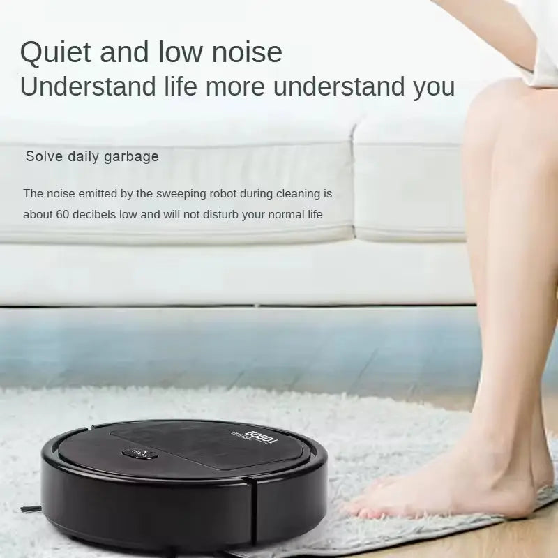 3-in-1 Rechargeable Mini Vacuum Cleaner Robot 