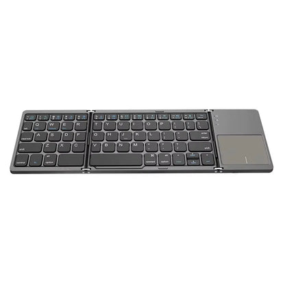 Bluetooth-Compatible Foldable Tablet Keyboard with Touchpad 