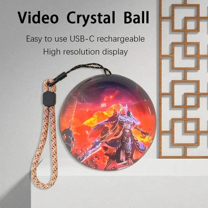 Customizable 3D Video Glass Ball Projector 