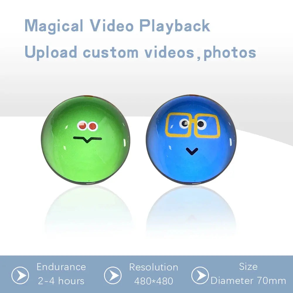 Customizable 3D Video Glass Ball Projector 