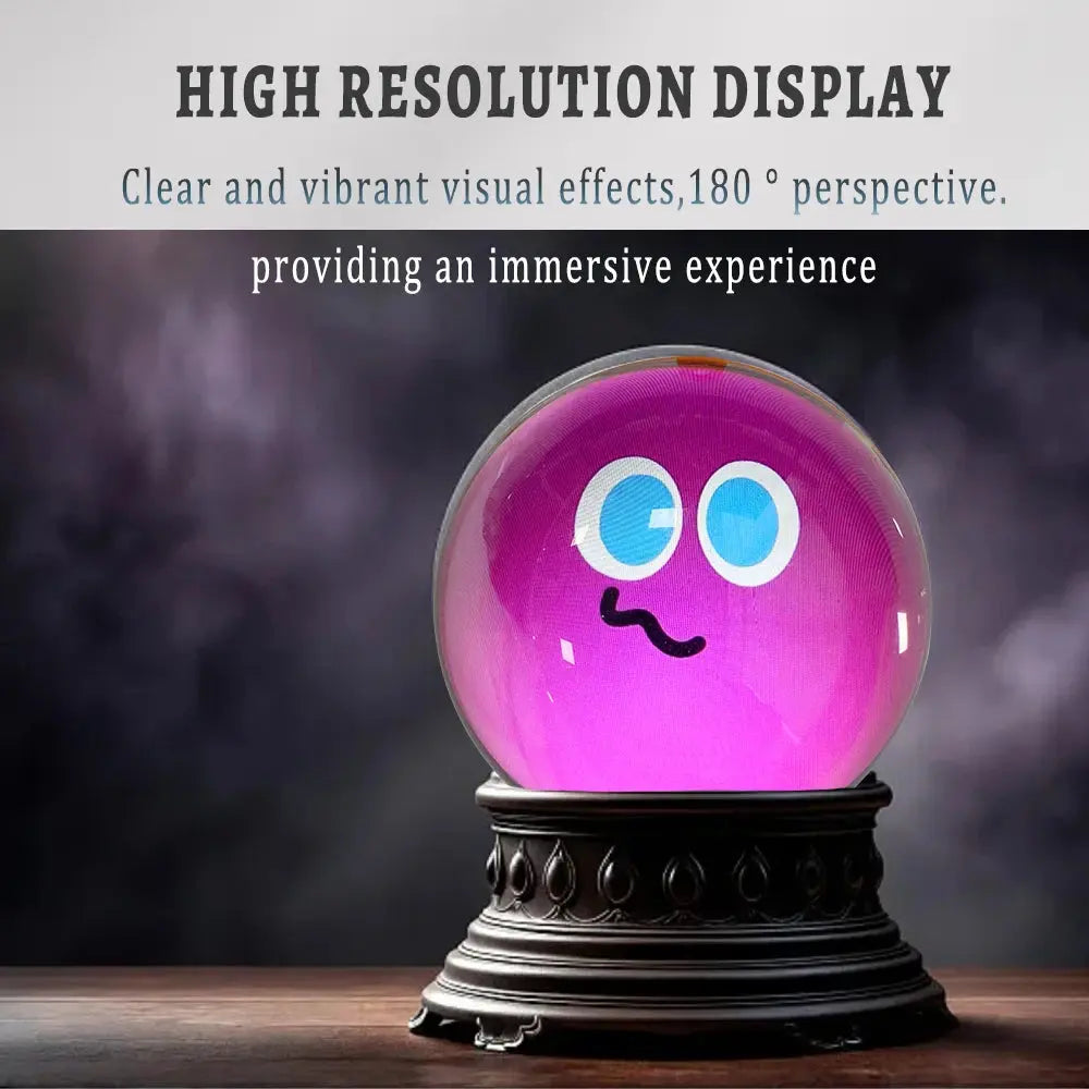 Customizable 3D Video Glass Ball Projector 