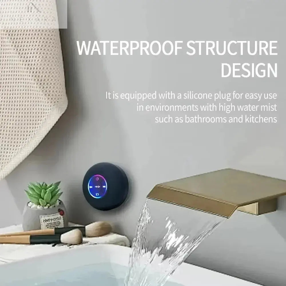 Waterproof Wireless LED Bluetooth Speaker 