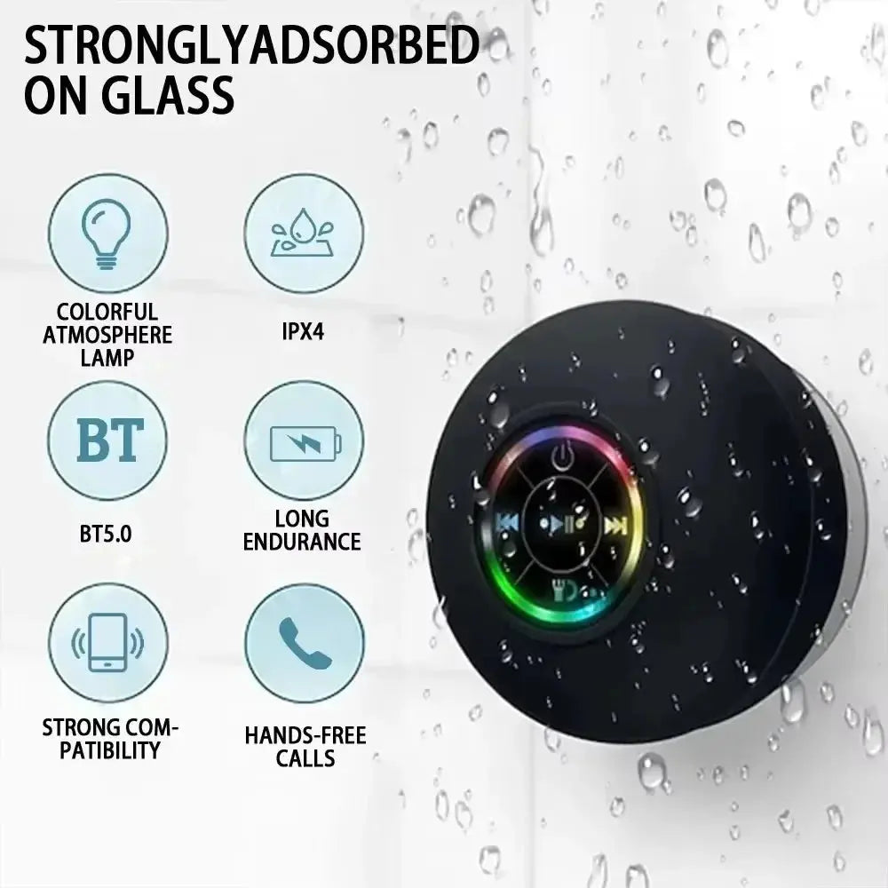 Waterproof Wireless LED Bluetooth Speaker 