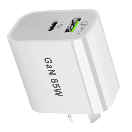 High-Performance 65W GaN Fast Charger with Quick Charge 3.0 