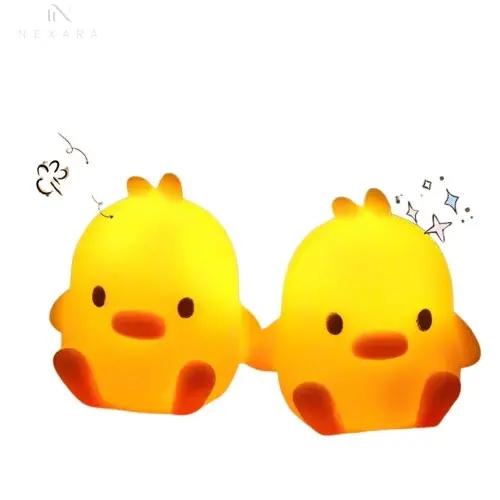 LED Yellow Duck Desktop Lamp Night Light 