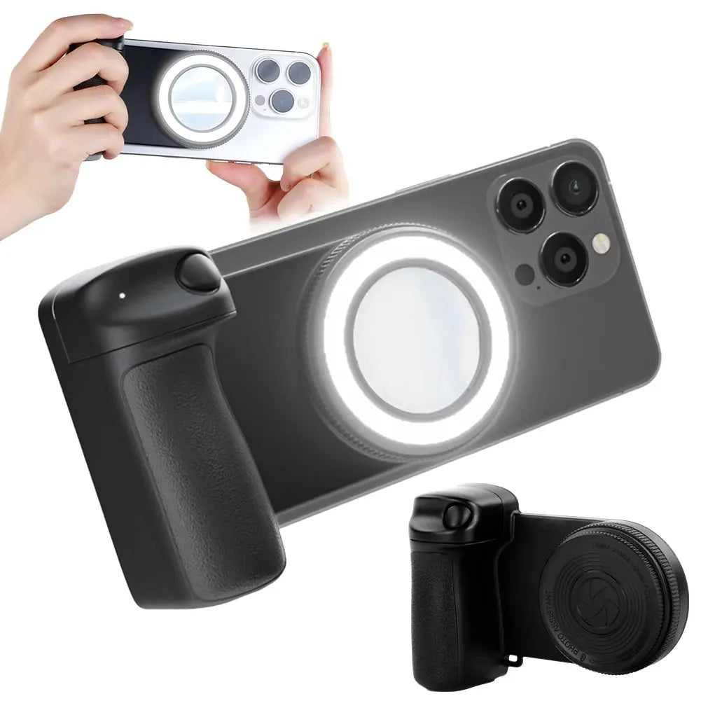 Magnetic Bluetooth-Compatible Camera Shutter Grip 