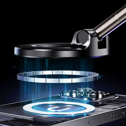 Magnetic Suction Cup Car Phone Holder - 360° Rotatable and Foldable 