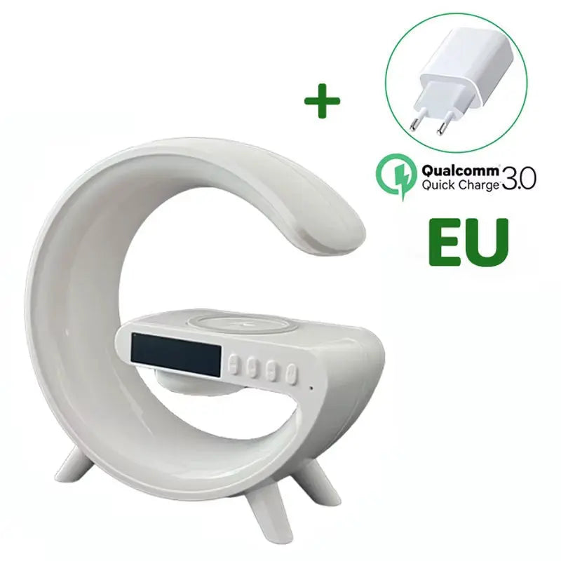 Multifunctional Bluetooth Speaker with RGB Night Light and 15W Wireless Charging 