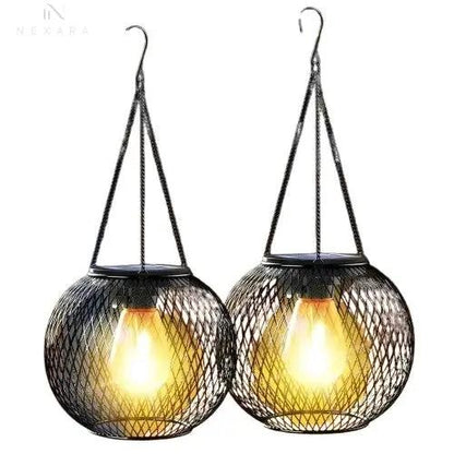 Outdoor Solar Lantern - Waterproof Hanging Lights 
