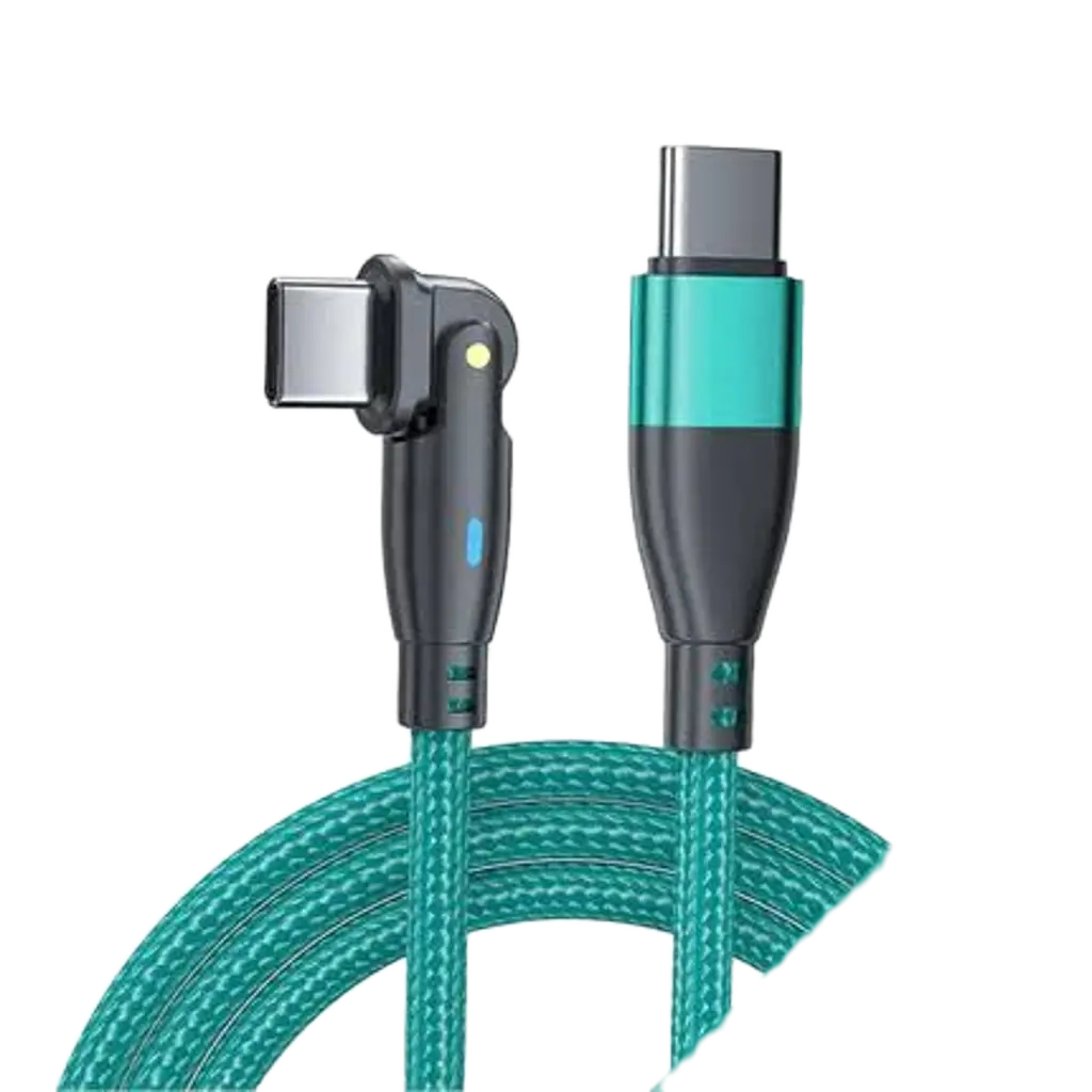 Premium 90 Degree USB-C to Type-C Fast Charging Cable 