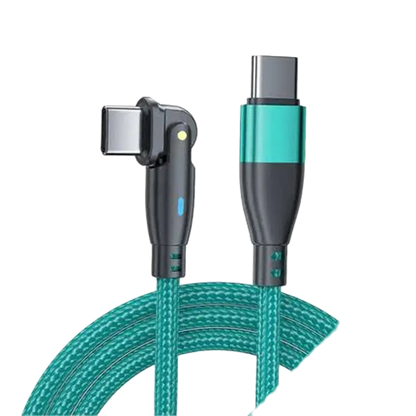 Premium 90 Degree USB-C to Type-C Fast Charging Cable 